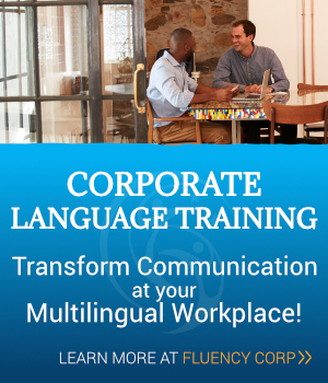 Banner Design | Corporate Language Training | Fluency Corp