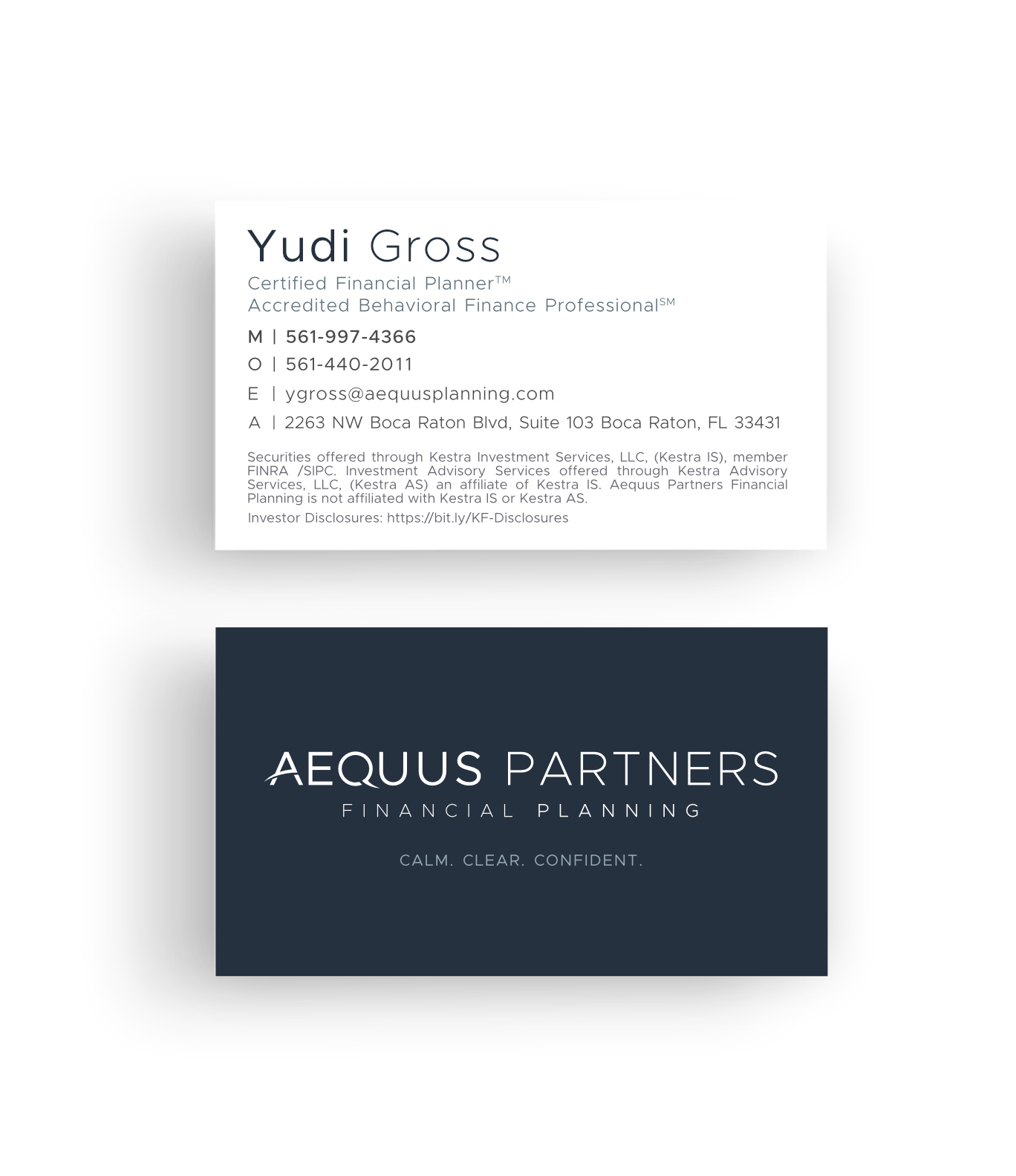 Print Design | Aequus Partners Financial Planning