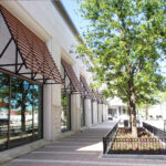 Architectural Fabrication | Project of the Month | Wood Grain Decorative Awnings